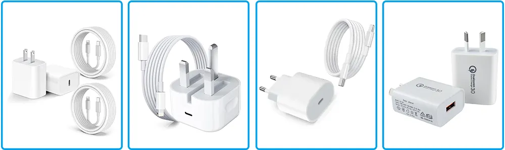 Custom USB wall charger ads PAGE