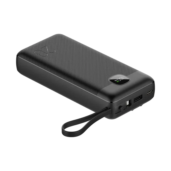 Three wire fast charging digital display 20000 mAh mobile power bank 14