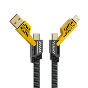 4 in 1 Convertible Metal Fast Data Cable (5)